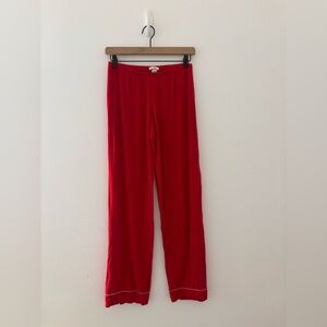 Eberjey pajama pants in red